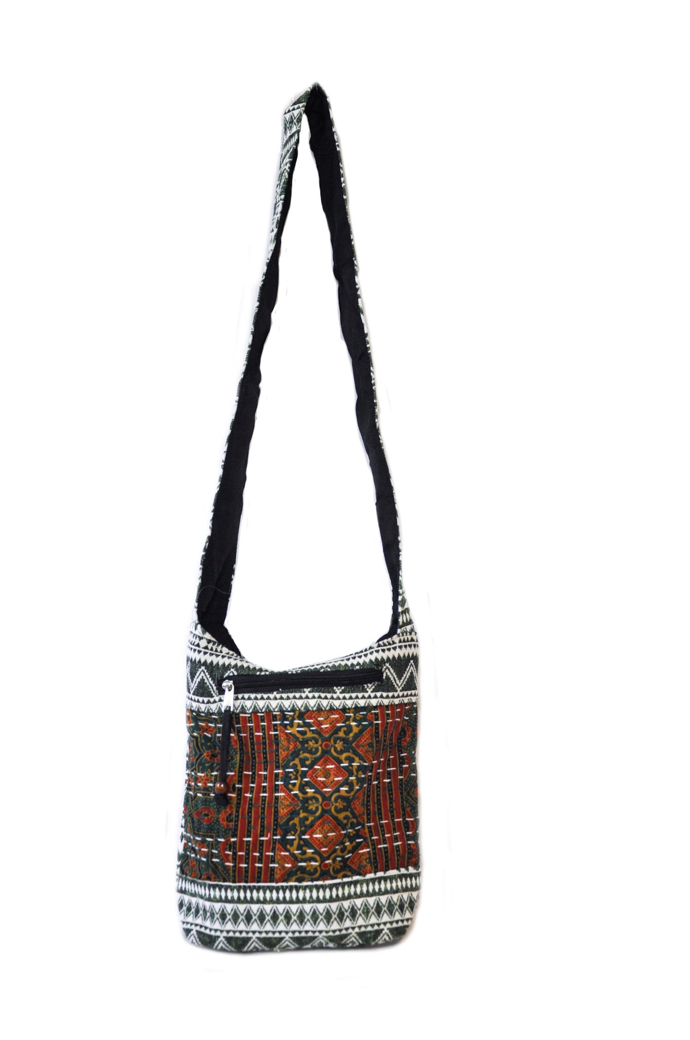 Holly Cotton Kantha Stitch Crossbody