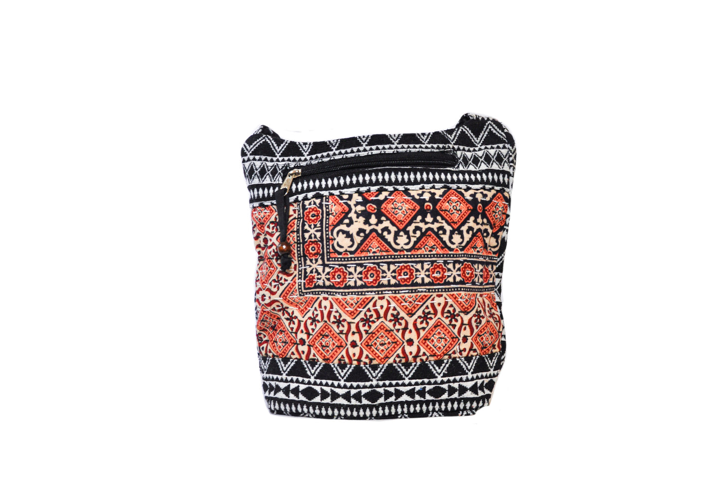 Holly Cotton Kantha Stitch Crossbody