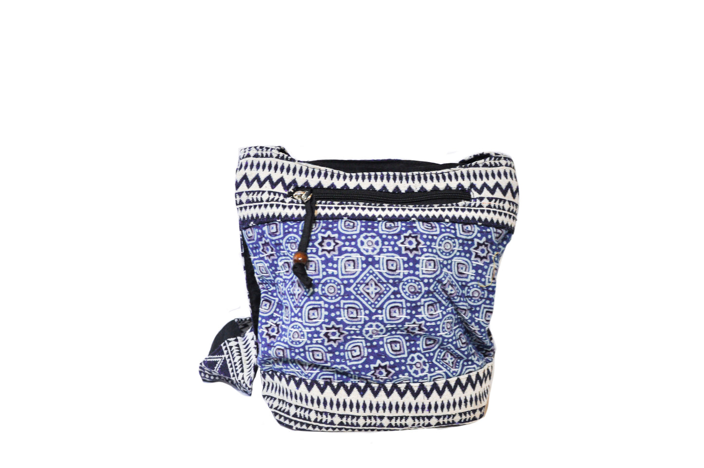 Holly Cotton Kantha Stitch Crossbody