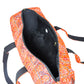 Poppy Kantha Stitch Duffle Bag