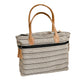 Orchid Weekender Hemp and Leather Travel Tote