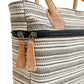 Orchid Weekender Hemp and Leather Travel Tote