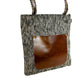 Jasmine Heavy Handloom Cotton Leather Strap Tote