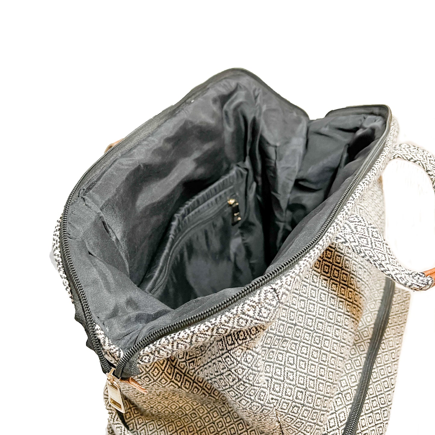 Azalea Herringbone Cotton Backpack