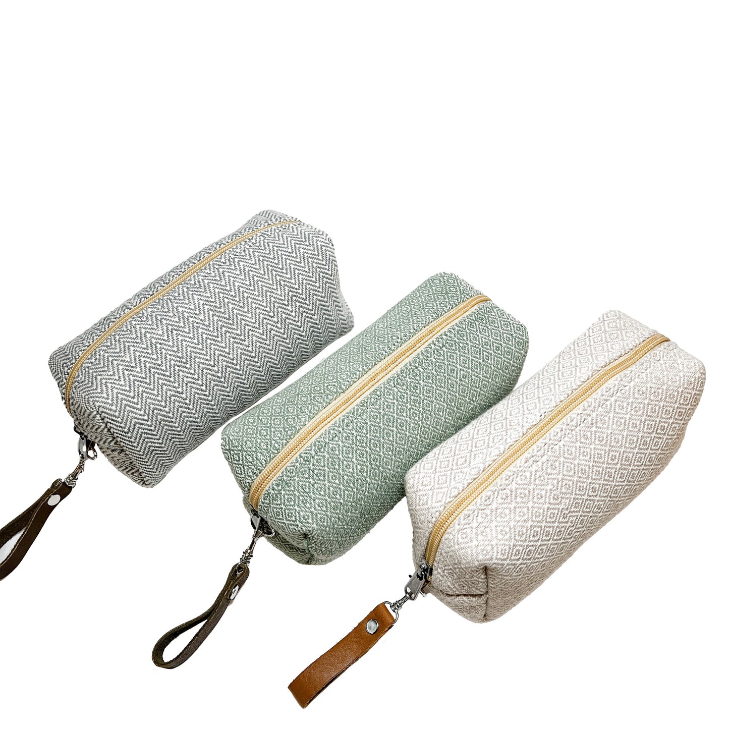 Lily Hand Loomed Cotton Makeup Travel Pouch