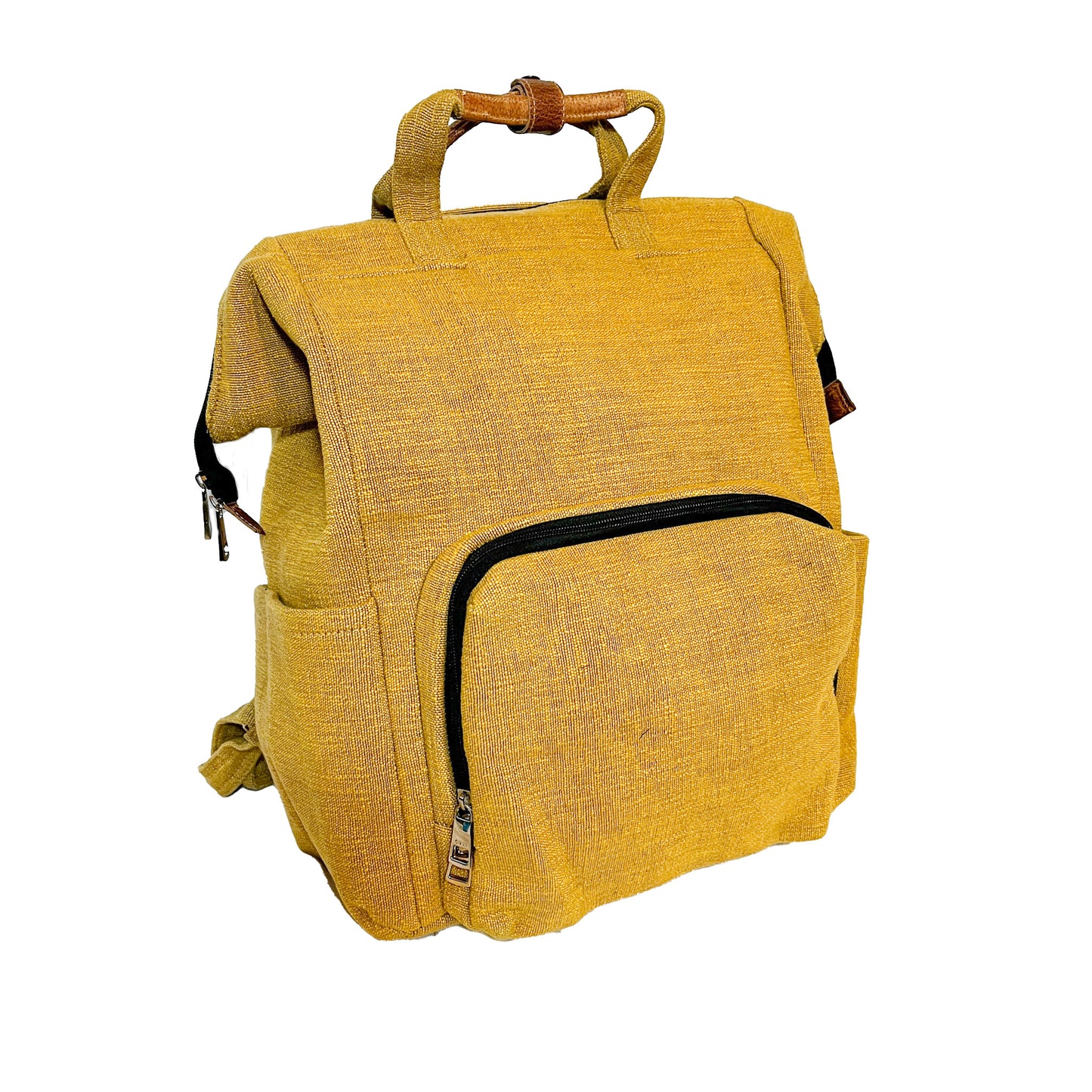 Azalea Canvas Cotton Handloomed Travel Backpack