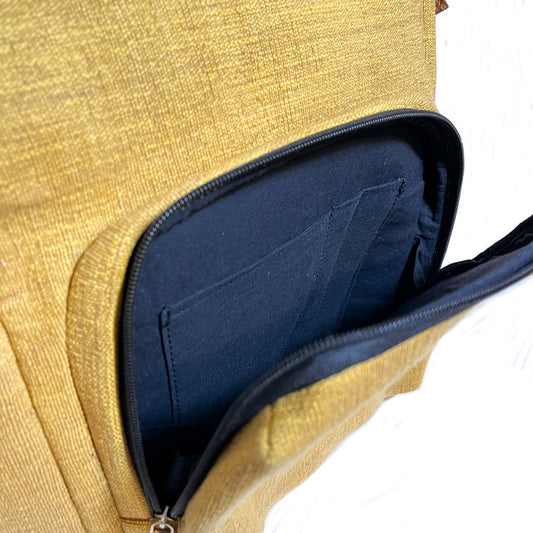Azalea Canvas Cotton Handloomed Travel Backpack - Wholesale
